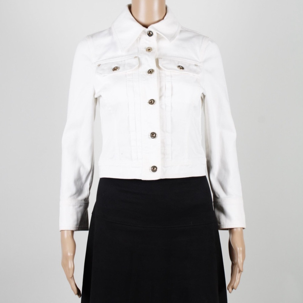 GUCCI white denim jacket